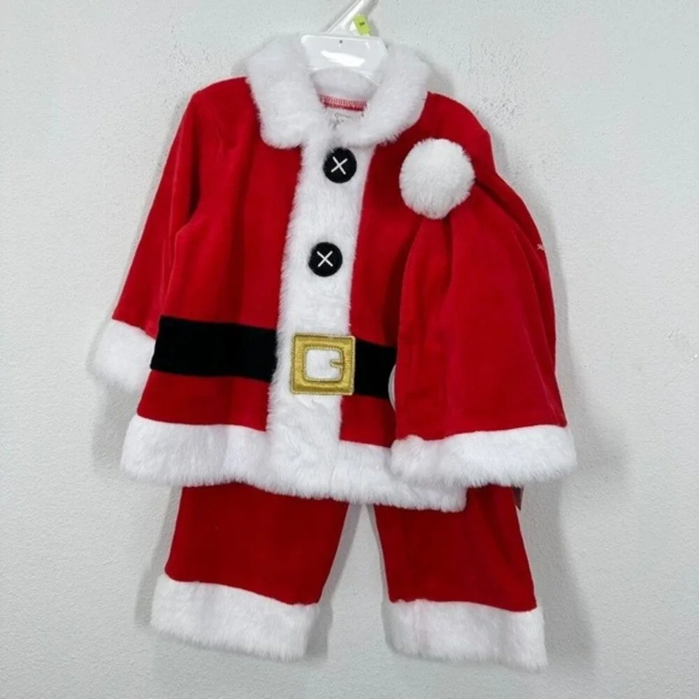 Koala Kids Santa 3 Piece Outfit Size 6-9 Months NWT Baby's First Christmas
